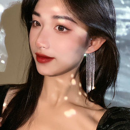 Fashion Long Tassel Earrings – Simple & Elegant