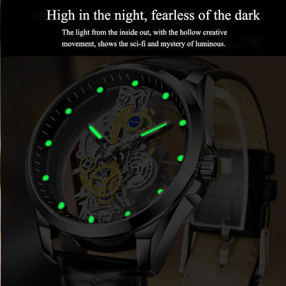 Luxury Skeleton Automatic Quartz Men’s Watch