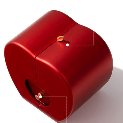 Red Apple Jewelry Box – Eternal Rose Gift for Women