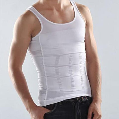 Men’s Body Tummy Shaper Vest – Slim Fit Compression Undershirt