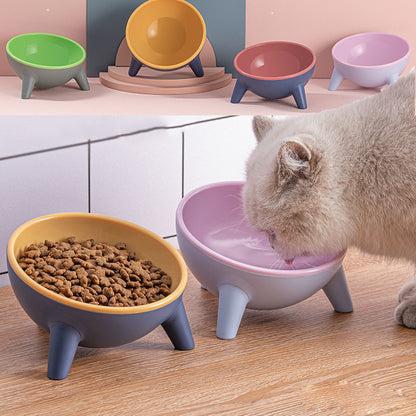 Cat & Dog Bowl with Stand – Nordic Style Raised Feeder for Pets, Rabbits & Bunnies