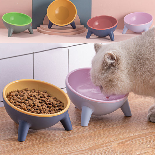 Cat & Dog Bowl with Stand – Nordic Style Raised Feeder for Pets, Rabbits & Bunnies