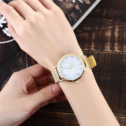 Women’s Vansvar Quartz Marble Wristwatch
