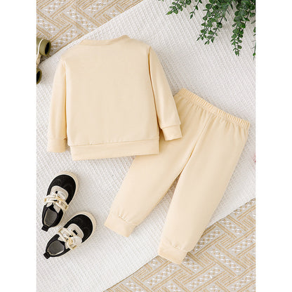 Baby Girls 2-Piece Christmas Outfit – Sweatshirt & Pants