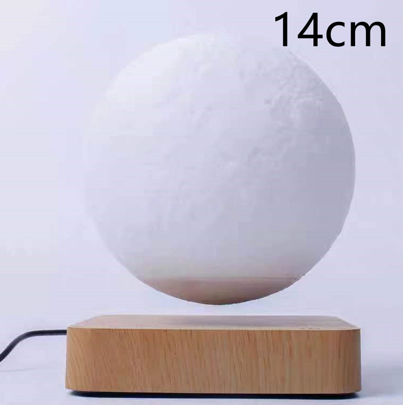 Levitating Moon Lamp – 3D Printed Floating Night Light with Magnetic Base