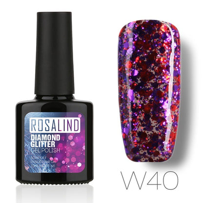 Diamond Nail Gel – Shiny Long-Lasting Gel Polish for Sparkling Nail Art