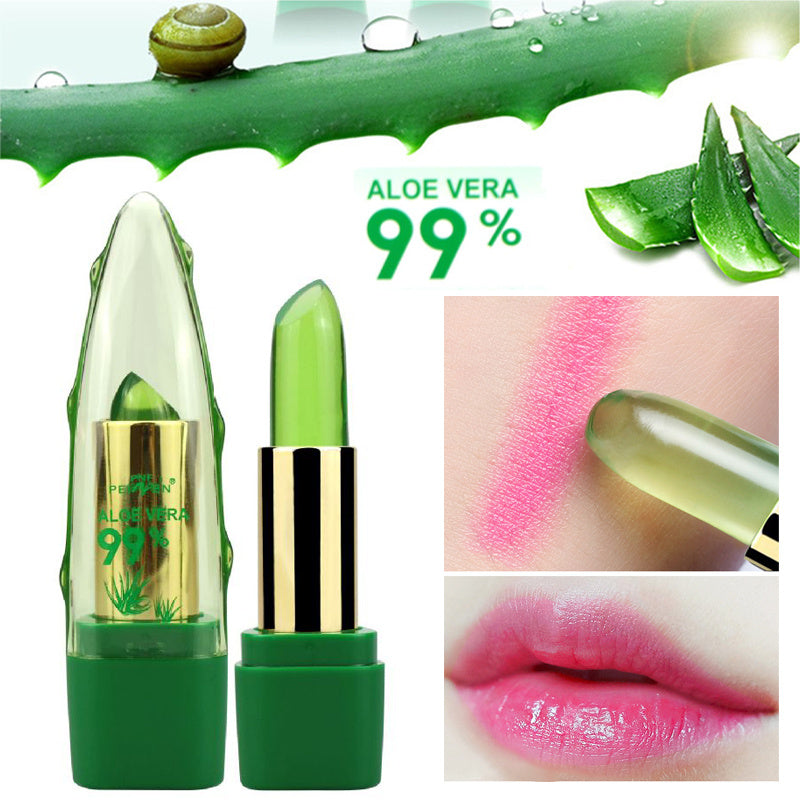 Aloe Vera Color Changing Lip Balm – Moisturizing Lip Care Gloss