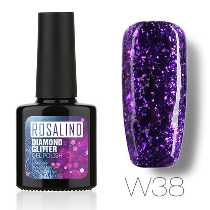 Diamond Nail Gel – Shiny Long-Lasting Gel Polish for Sparkling Nail Art