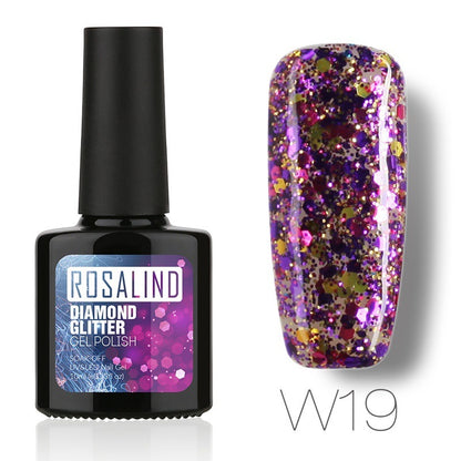 Diamond Nail Gel – Shiny Long-Lasting Gel Polish for Sparkling Nail Art