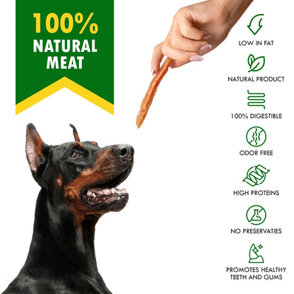 Chicken Strips Dog Treats – Human Grade Grain-Free Meat Sticks (10.6 oz)
