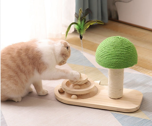 Double Sisal Cat Scratching Post