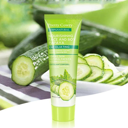 Cucumber Coconut Papaya Exfoliating Gel – Face & Body Cleanser 100ml