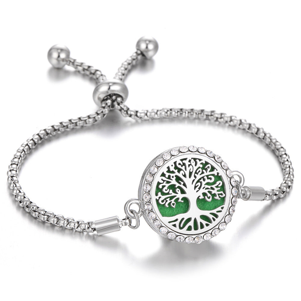 2024 New Kaleidoscope Aromatherapy Bracelet – Essential Oil Diffuser Locket Jewelry for Women