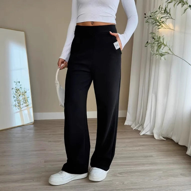 Women’s High Waist Straight-Leg Pants