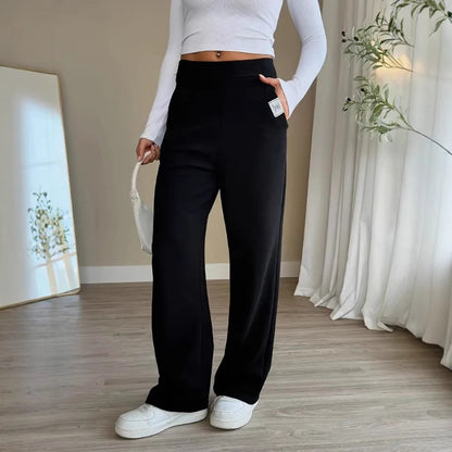 Women’s High Waist Straight-Leg Pants