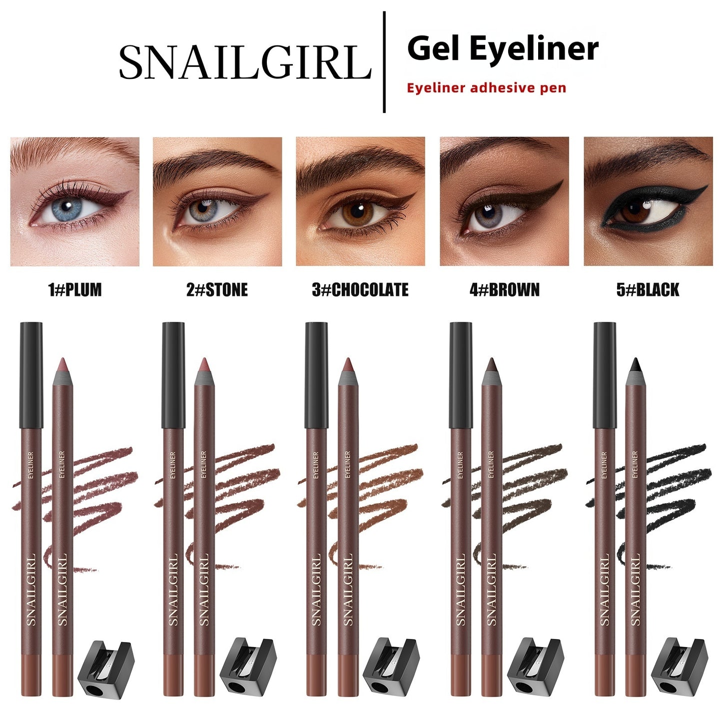 Waterproof Color Eyeliner – Smudge-Proof & Smooth Finish