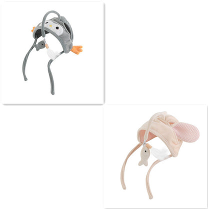 Head-Wear Feather Cat Toy Stick