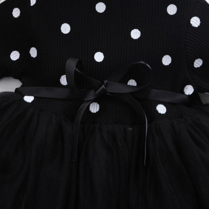 "Baby Girl Lace Tutu Dress Long Sleeve Party Outfit for Birthday or Christening"