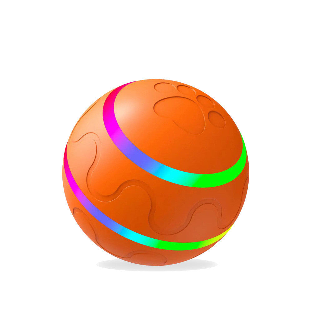 Smart Interactive Cat Toy – USB Rechargeable Self-Rotating Ball