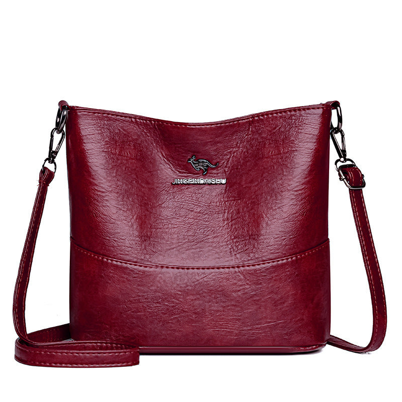 Women’s Large Soft Leather Shoulder Bag