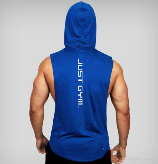 Men’s Hooded Fitness Vest – Loose Fit Workout & Casual Sportswear