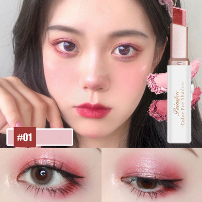 Lazy Eyeshadow Stick – Double Color Shimmer Waterproof
