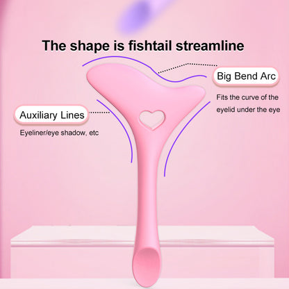 Silicone Eyeliner & Lip Stencil – Reusable Makeup Tool for Beginners