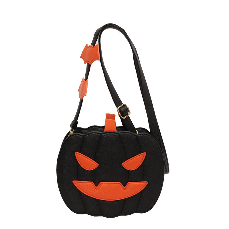 Funny Pumpkin Halloween Shoulder Bag