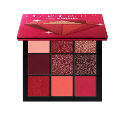 18-Color Eyeshadow Palette – Matte & Pearlescent Earth Tones