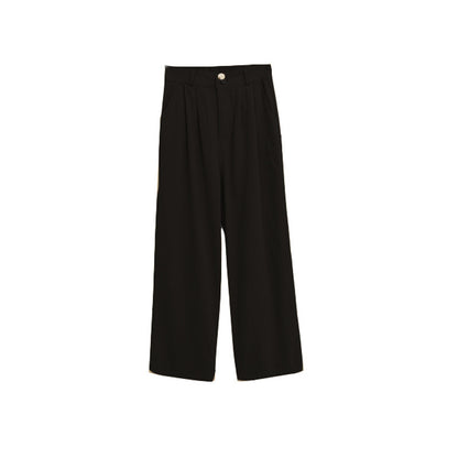 French Retro High Waist Casual Pants