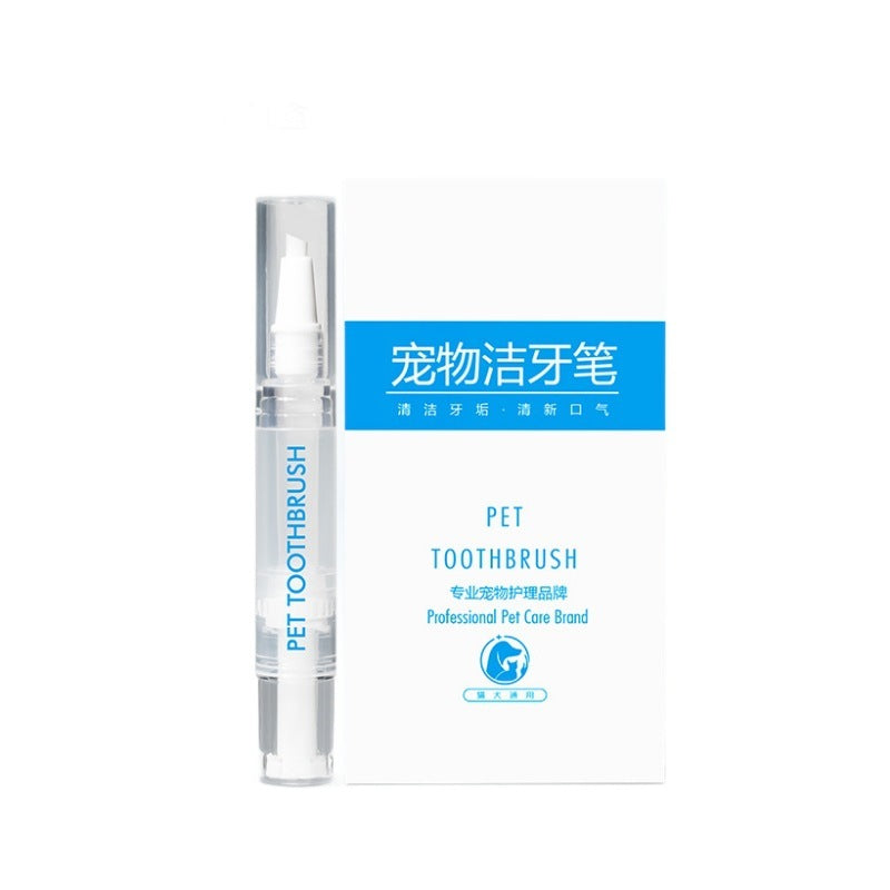 Pet Toothbrush Pen – Teeth Cleaning & Breath Freshening Tool for Dogs & Cats