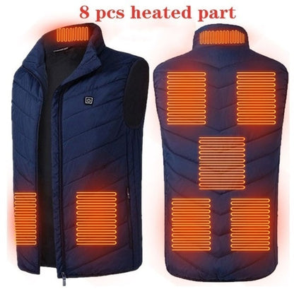 USB Heated Vest – Washable Electric Winter Wear
