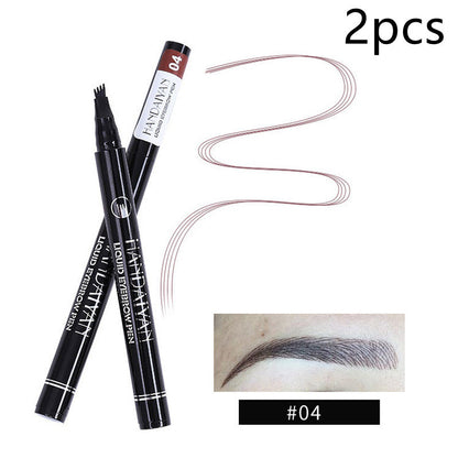 4-Head Liquid Eyebrow Pencil – Multi-Function Tattoo Brow Pencil