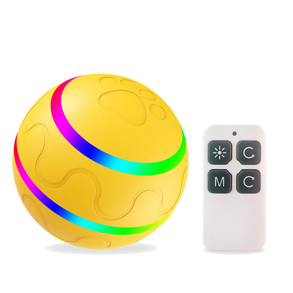Smart Interactive Cat Toy – USB Rechargeable Self-Rotating Ball
