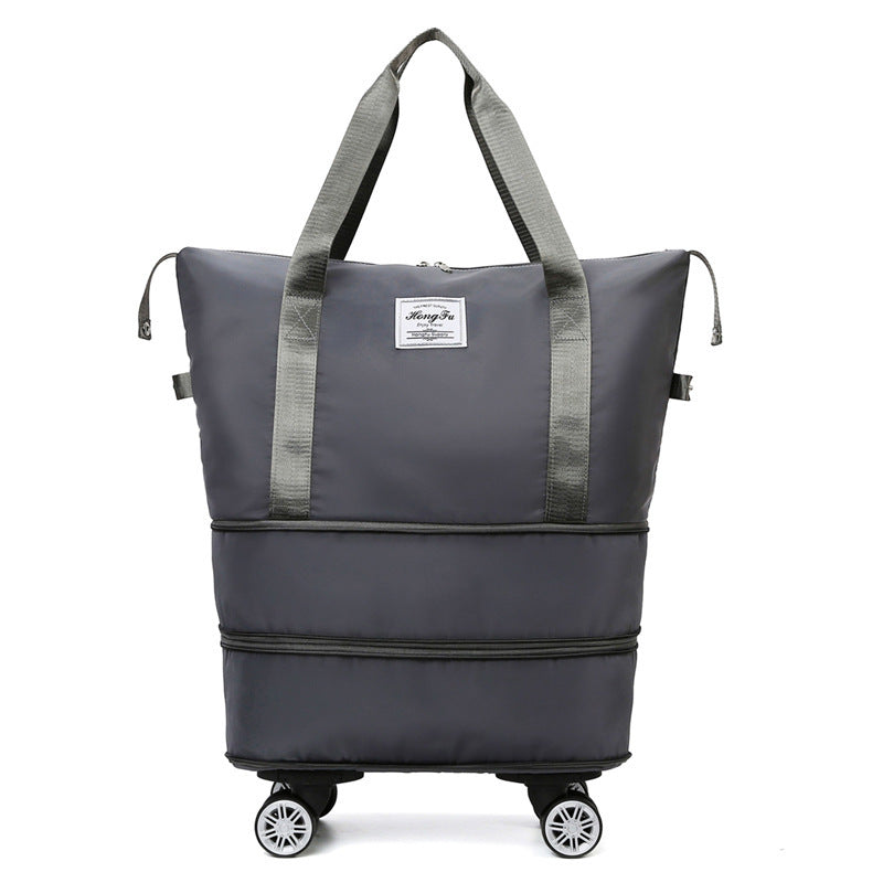 Women’s Travel Sports Bag – Large Capacity Duffel with Universal Wheels & Wet/Dry Separation