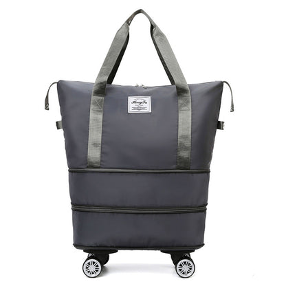 Women’s Travel Sports Bag – Large Capacity Duffel with Universal Wheels & Wet/Dry Separation