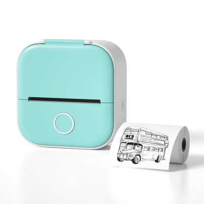 Portable Mini Thermal Label & Photo Printer | Bluetooth-Compatible | Price Tag & Student Study Aid Printer