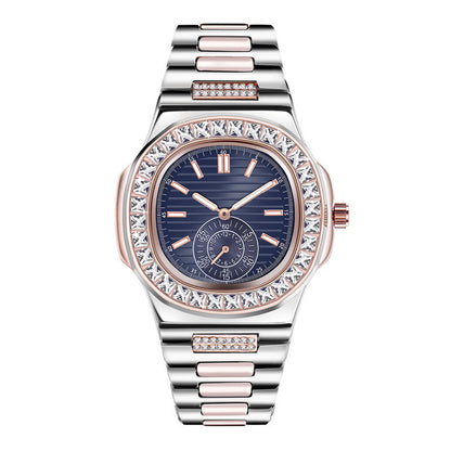 Luxury Alloy Diamond Watch