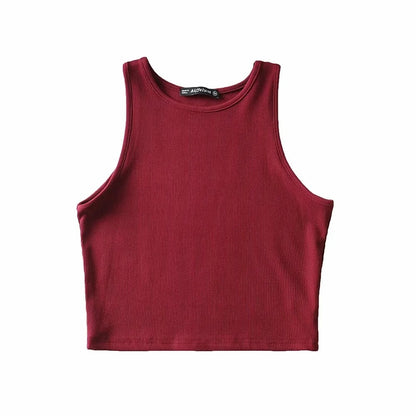 Women’s Solid Color Sports Tank Top