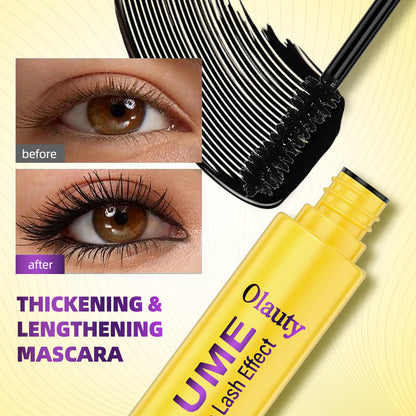 Long Lasting Non Smudge Fiber Plump Curling Mascara
