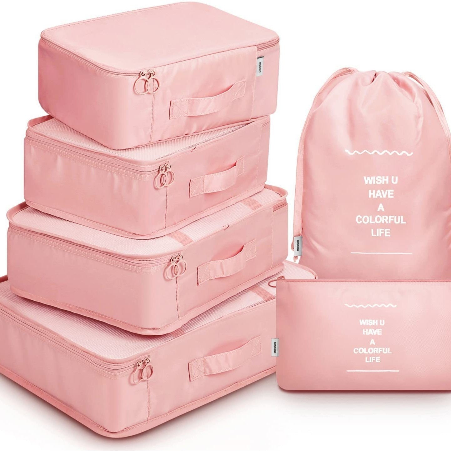 8pcs Travel Packing Cubes – Luggage Organizer Set for Clothes, Shoes & Underwear