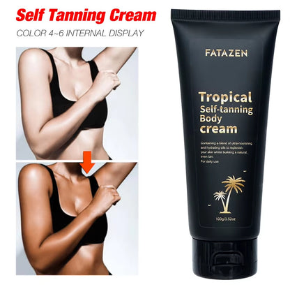 3Hrs Instant Dark Tanning Lotion – Sunless Self-Tanner for Body