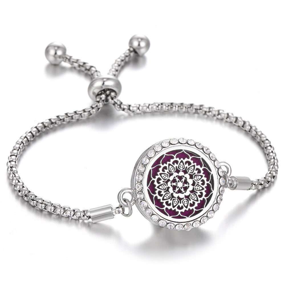 2024 New Kaleidoscope Aromatherapy Bracelet – Essential Oil Diffuser Locket Jewelry for Women