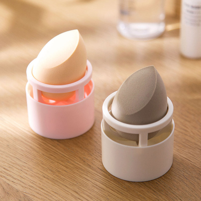 "Beauty Egg Stand Makeup Sponge Holder Cosmetics Storage Rack"