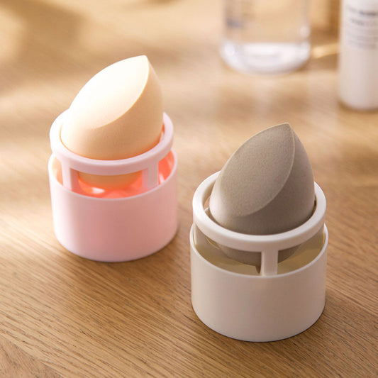 "Beauty Egg Stand Makeup Sponge Holder Cosmetics Storage Rack"