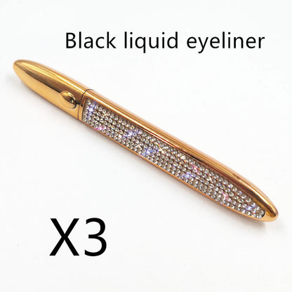 Self-Adhesive False Eyelashes with Multicolor Eyeliner – No Glue Needed