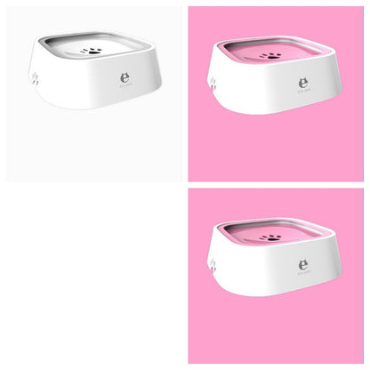 1.5L Cat & Dog Water Bowl – Anti-Overflow Slow Feeder & Floating Pet Fountain, ABS & PP Materials