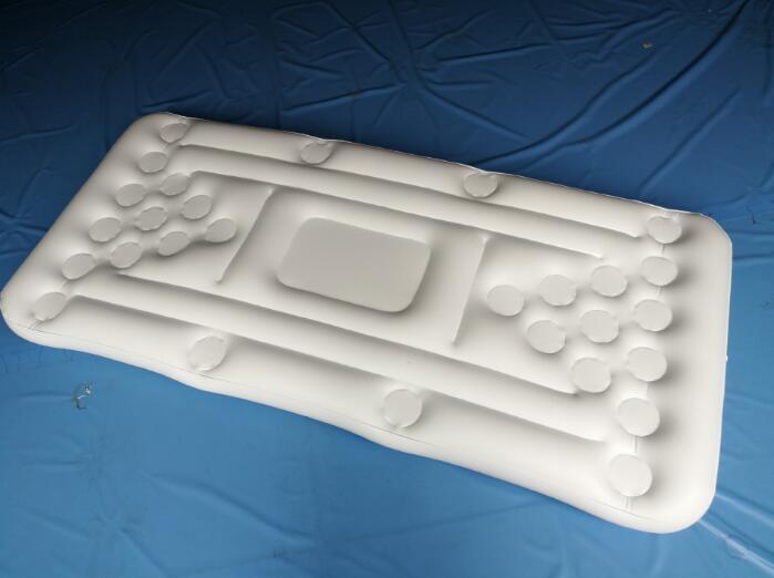 Water Party Inflatable Beer Pong Table – Pool Float with Cup Holders