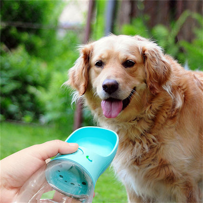 Portable Pet Water Bottle & Cup – Outdoor Travel Drinking Bottle for Dogs & Cats