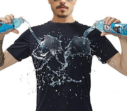 Quick-Dry Waterproof T-Shirt – Anti-Fouling Half Sleeve Couple Top
